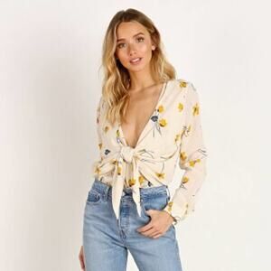 Capulet Daria Cream Tossed Floral Bodysuit